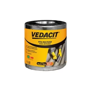 Fita Asfáltica Aluminizada 15cm X 10 Metros - Vedacit