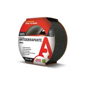 Fita Antiderrapante 50mm X 5 Metros Preta - Adere