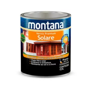 Verniz Solare Imbuia Alto Brilho - 900ml - Montana