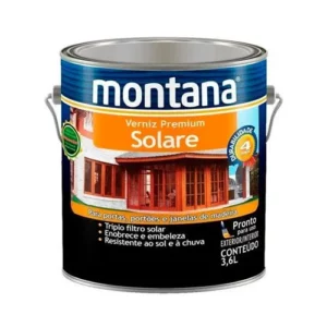 Verniz Solare Imbuia Alto Brilho - Galão 3,6 Litros - Montana