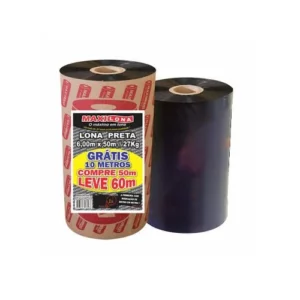 Lona Preta 6 X 60 X 27kg - Maxilona