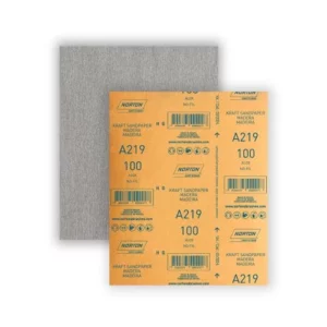 Lixa Branca Seco 100 No-fil com 50 Peças - Norton