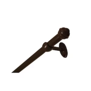 Kit para Cortina Simples 1,5 Metros Imbuia Prátiko - Bella Arte