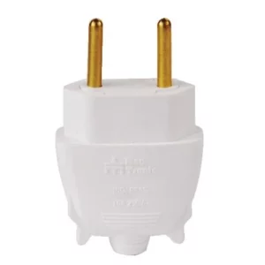Pino Macho 2p 10a Retangular Branco - Mectronic