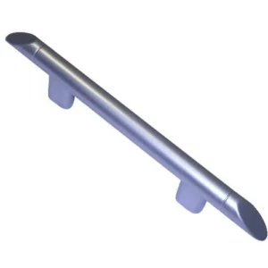 Puxador Flora Cromado Acetinado 128mm - Gibafer