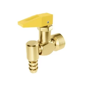 Gás Registro Corta Fogo 1/2 Bsp (e) X 3/8 Tm 90º Pressão 7,0 Bar - Roco