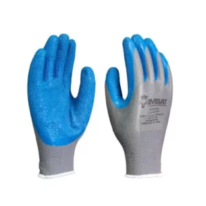 Luva Poliéster com Látex Azul 10 (gg) - Imbat