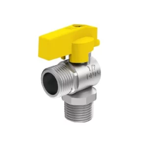 Gás Válvula Angular para  Mangueira 1/2 - Roco