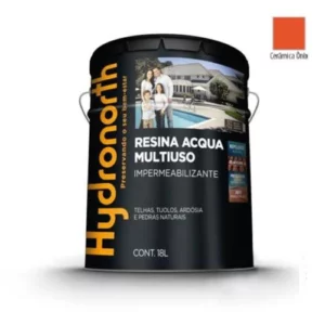 Resina Acqua Color Multiuso Cerâmica Onix - Balde 18 Litros - Hydronorth