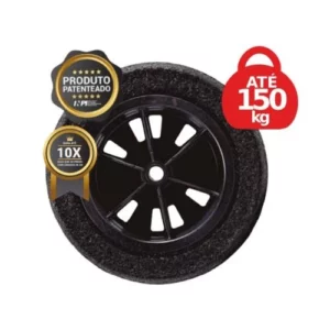 Pneu Maciço para Carrinho Forte 3.25 X 8 X 1'' - Force