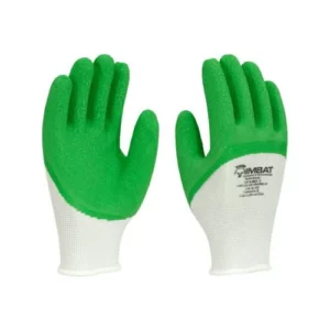 Luva Poliéster com Látex Verde 9 (g) - Imbat