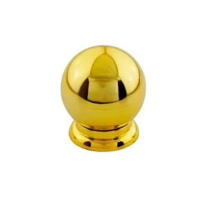 Puxador Bola Dourado Pequeno P1-28 - Gibafer