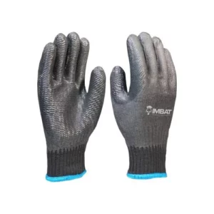 Luva Vulcanizada Ondulada Preta 9 (g) - Imbat