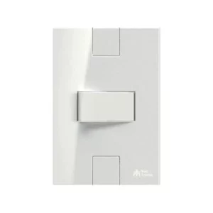 1 Interruptor Simples Soft 10a250vca Horizontal com Placa  Click - Mectronic