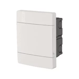 Cd Embutir Porta Branca P/5 Din / Ou 3 Preto com Barramento - Mectronic