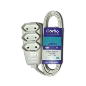 Extensão Paralelo 2x0,75  3metros Br - Corfio