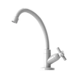 Torneira  Abs Injet Mesa Bica Móvel 1168 C31 Branca - Real Metais