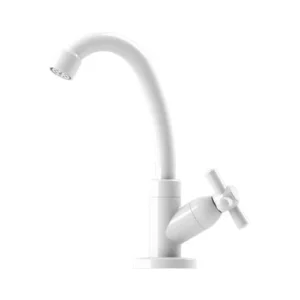 Torneira Abs Injet Lavatório Bica Móvel 1198 C31 Branca - Real Metais