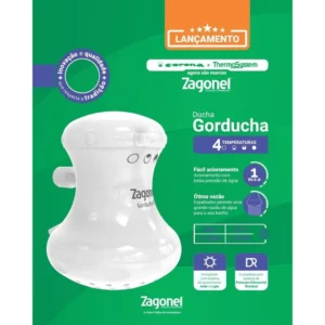 Ducha Gorducha 4 Temperatura 5450w 127v Branca - Zagonel - Imagem 5