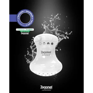 Ducha Gorducha 4 Temperatura 5450w 127v Branca - Zagonel - Imagem 6