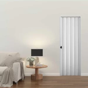 Porta Sanfonada Pvc 210x70 Cinza Plasbil - Imagem 3