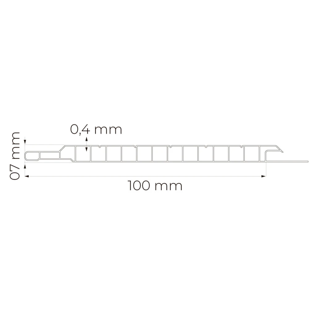 Forro Pvc 10cm Versati Frisado Plasbil 7m