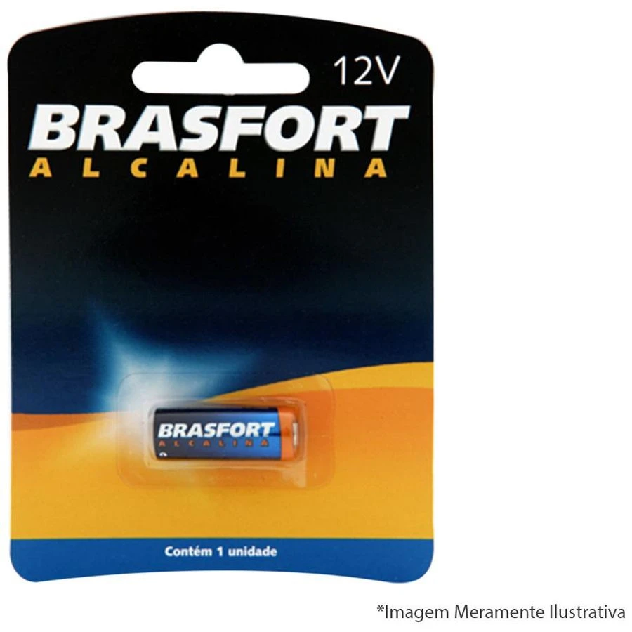 Pilha Alcalina Bateria 12v Brasfort Blister - Brasfort