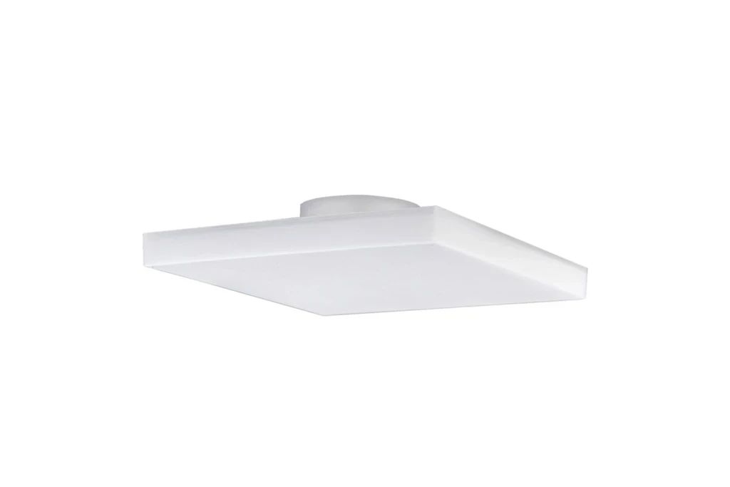 Luminária Led de Sobrepor Quadrada Frameless 24w Bivolt 17x17cm 6500k Luz Branca