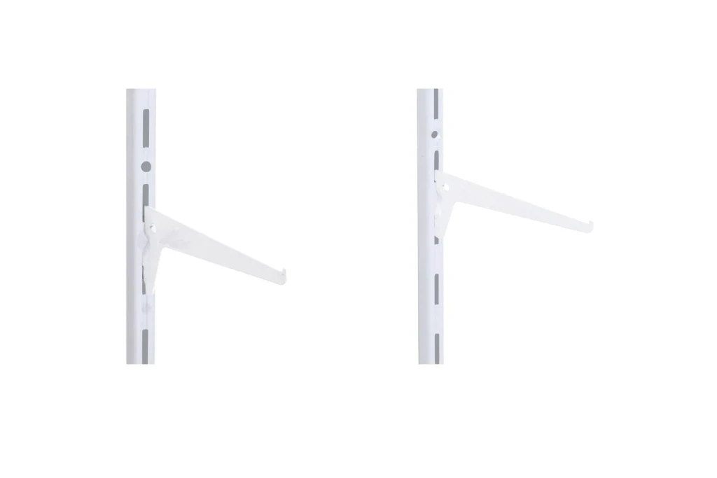 Suporte em Aço para Trilho 25cm Branco