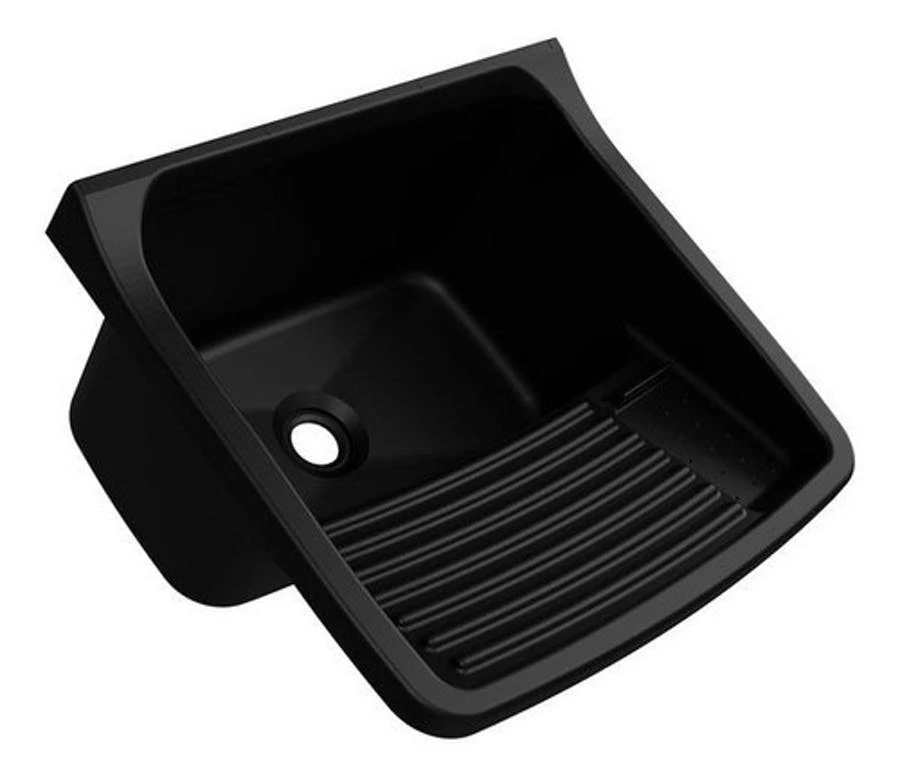 Tanque Plástico 47 X 43cm com 22l Preto
