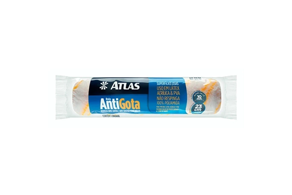 Rolo de Lã Anti Gota 23cm Branco