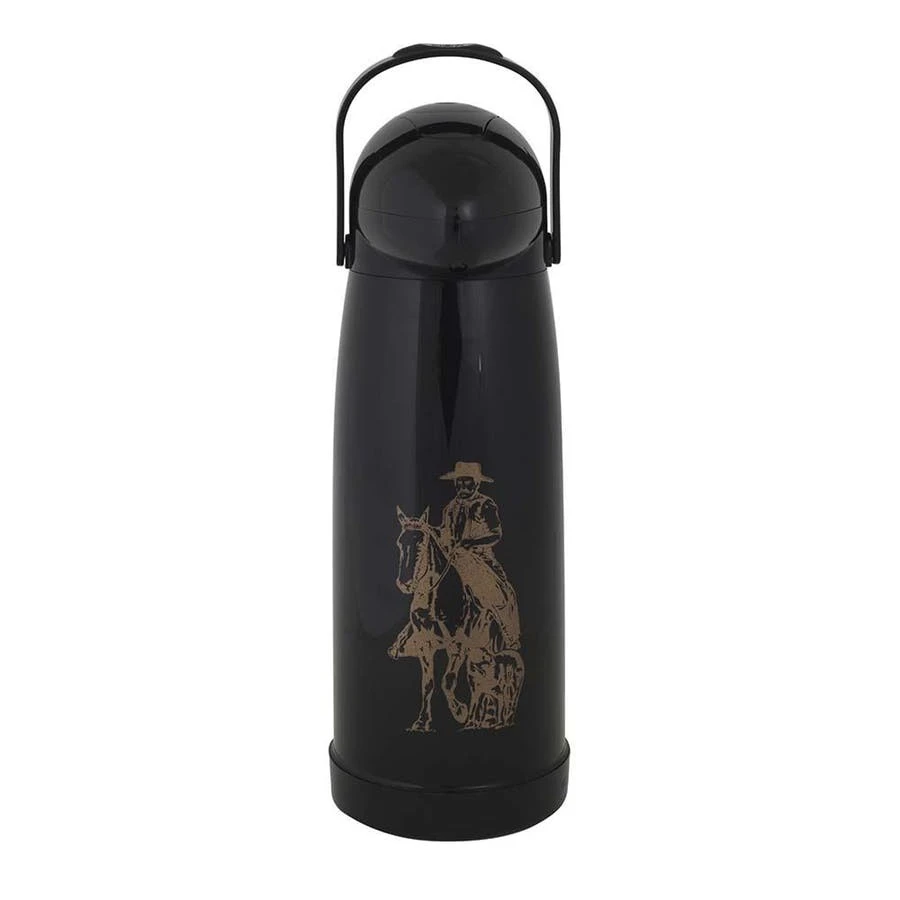 Garrafa Térmica de Pressão Farroupilha Preta 1,9l