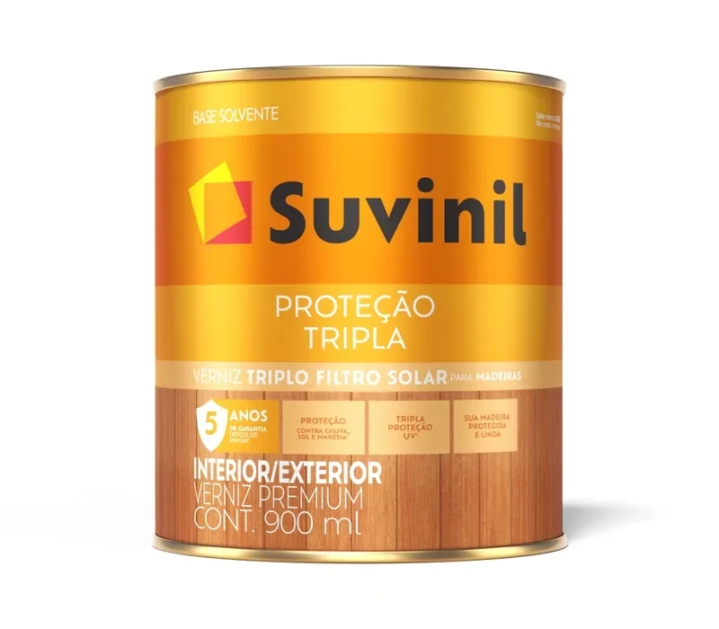 Verniz Suvinil Filtro Solar Brilhante Canela 0,9l