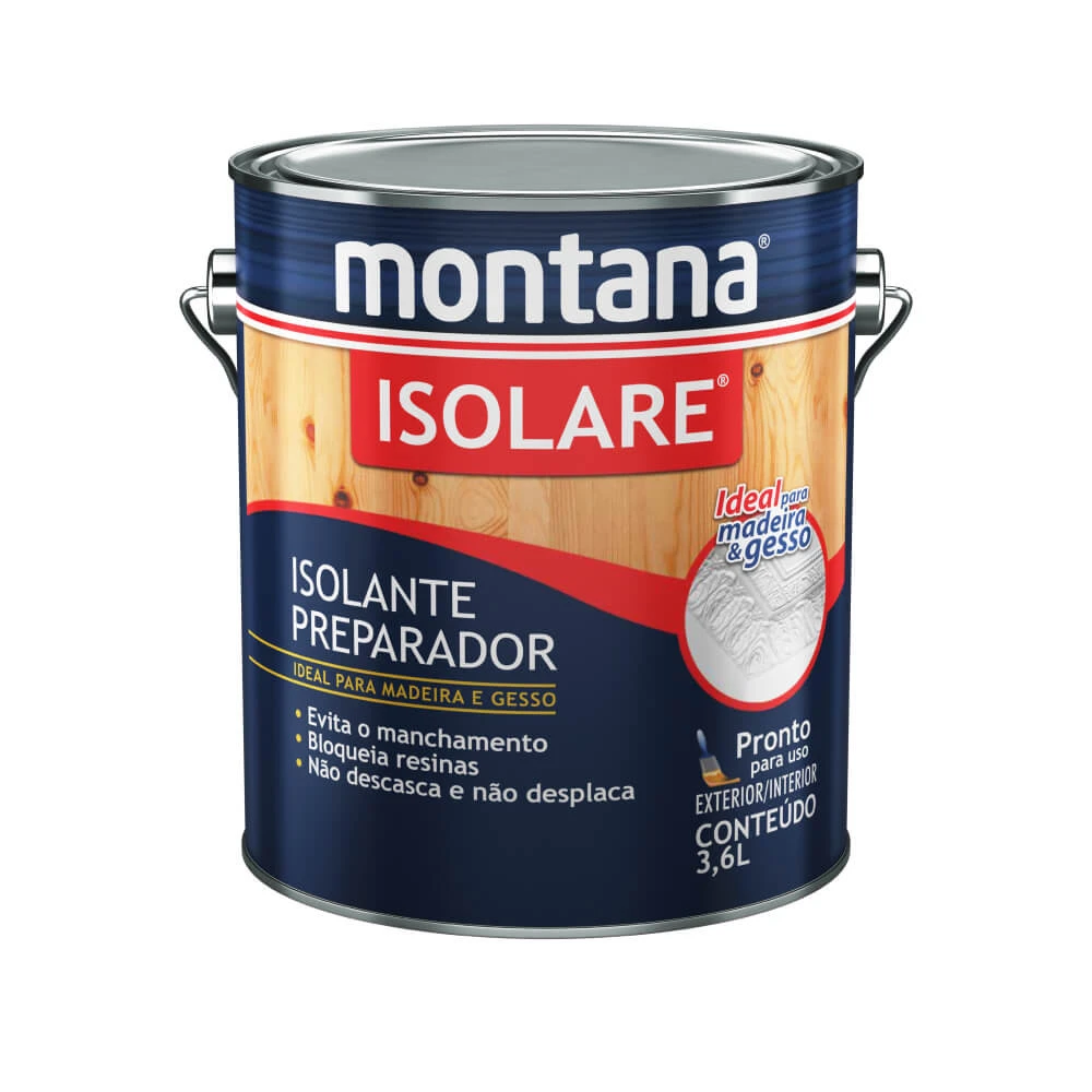 Isolante Preparador Isolare Incolor 3,6l