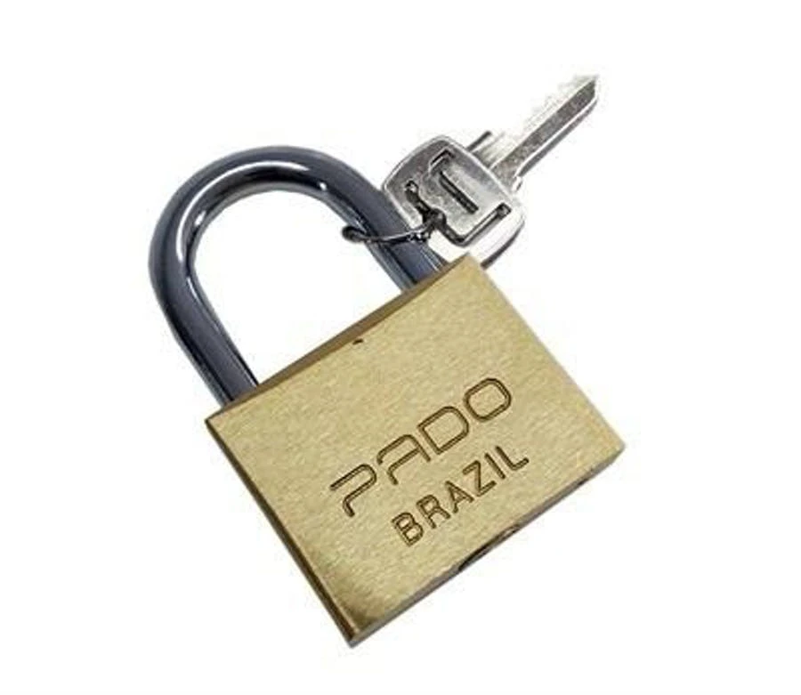 Cadeado Latão e 60 60mm - Pado