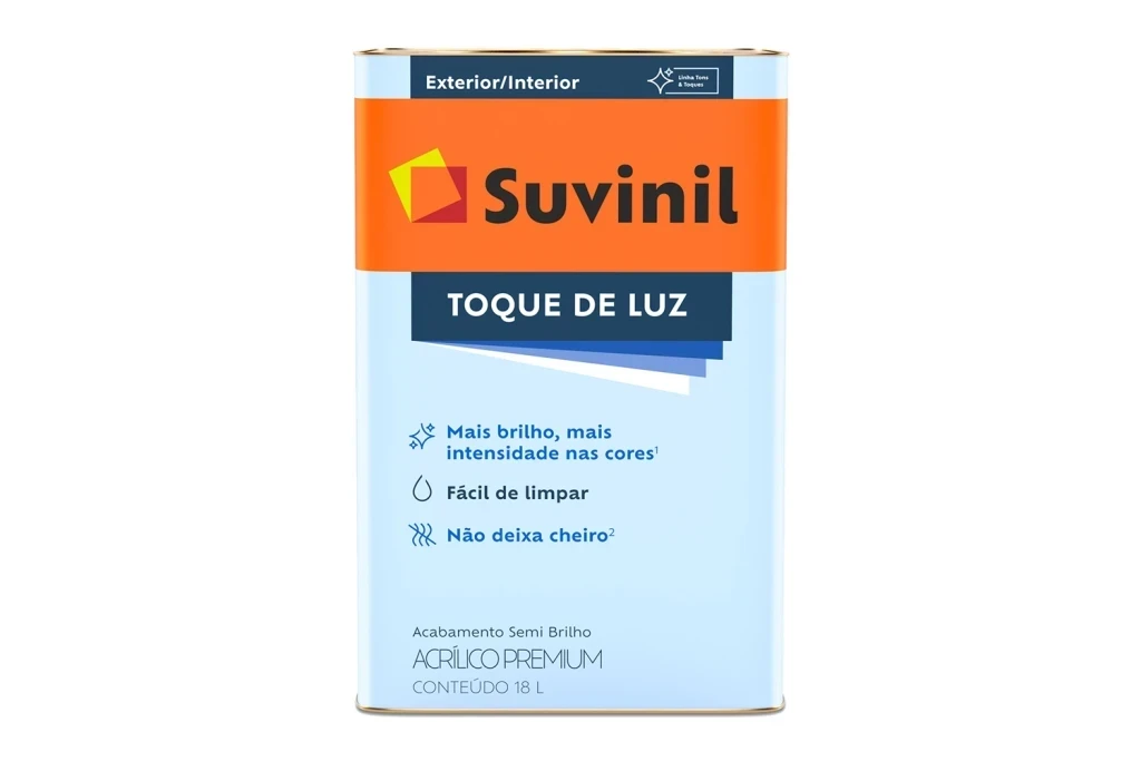 Tinta Acrílica Premium Toque de Luz Semibrilho Branco 18 Litros