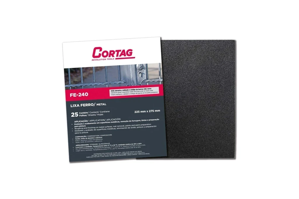Lixa Ferro Fe240 Nº 120 Preto