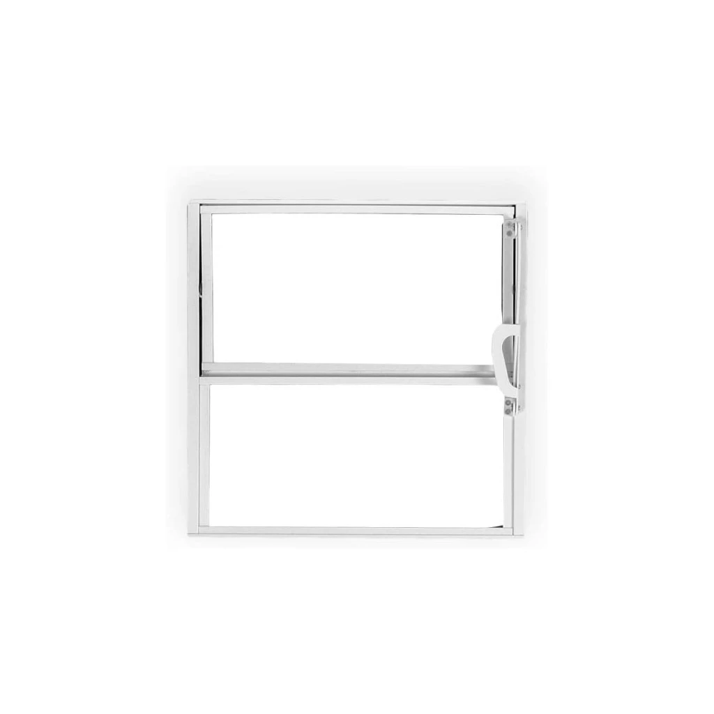 Janela de Aluminio Basculante com 1 Báscula e 1 Fixo 50x50 Mgm Branco