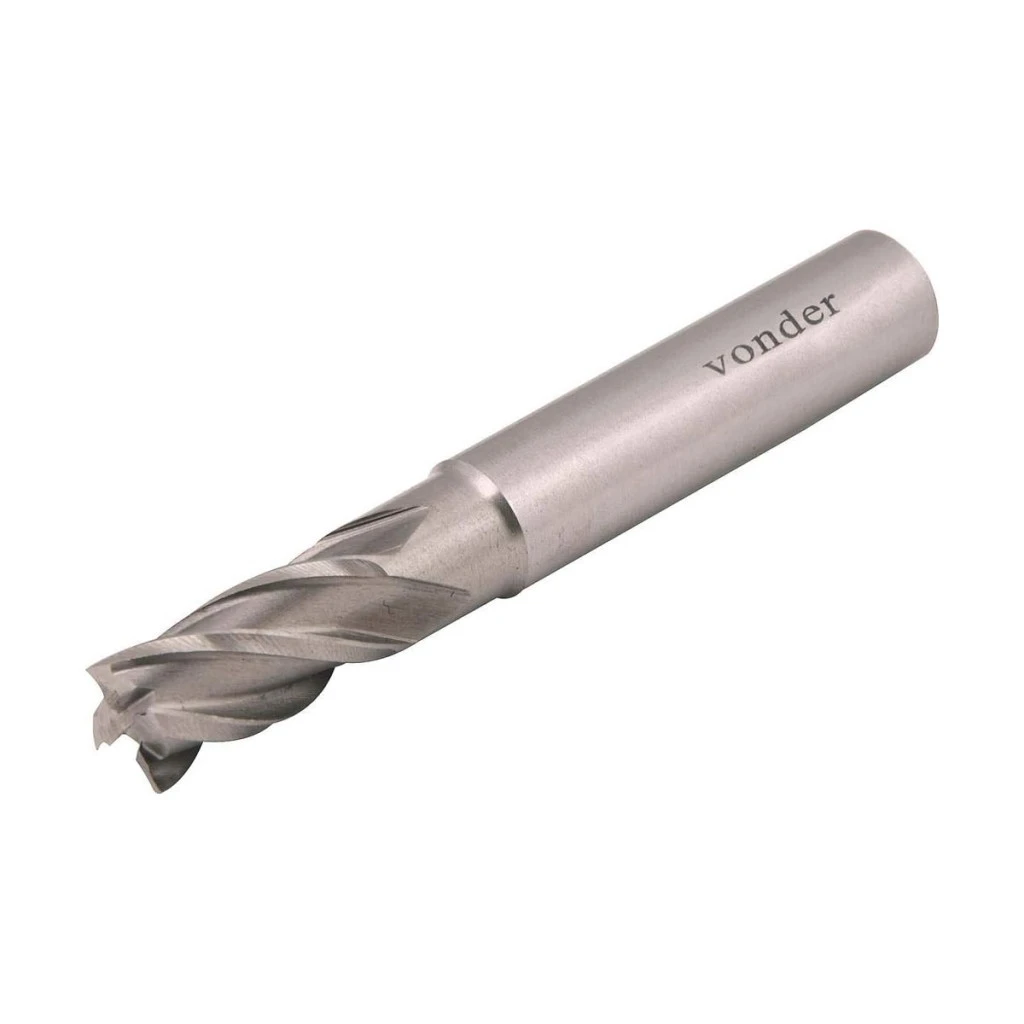 Fresa de Topo em Aço Rápido, com 4 Cortes, Din 844a, 4 Mm, Vonder Vdo1360