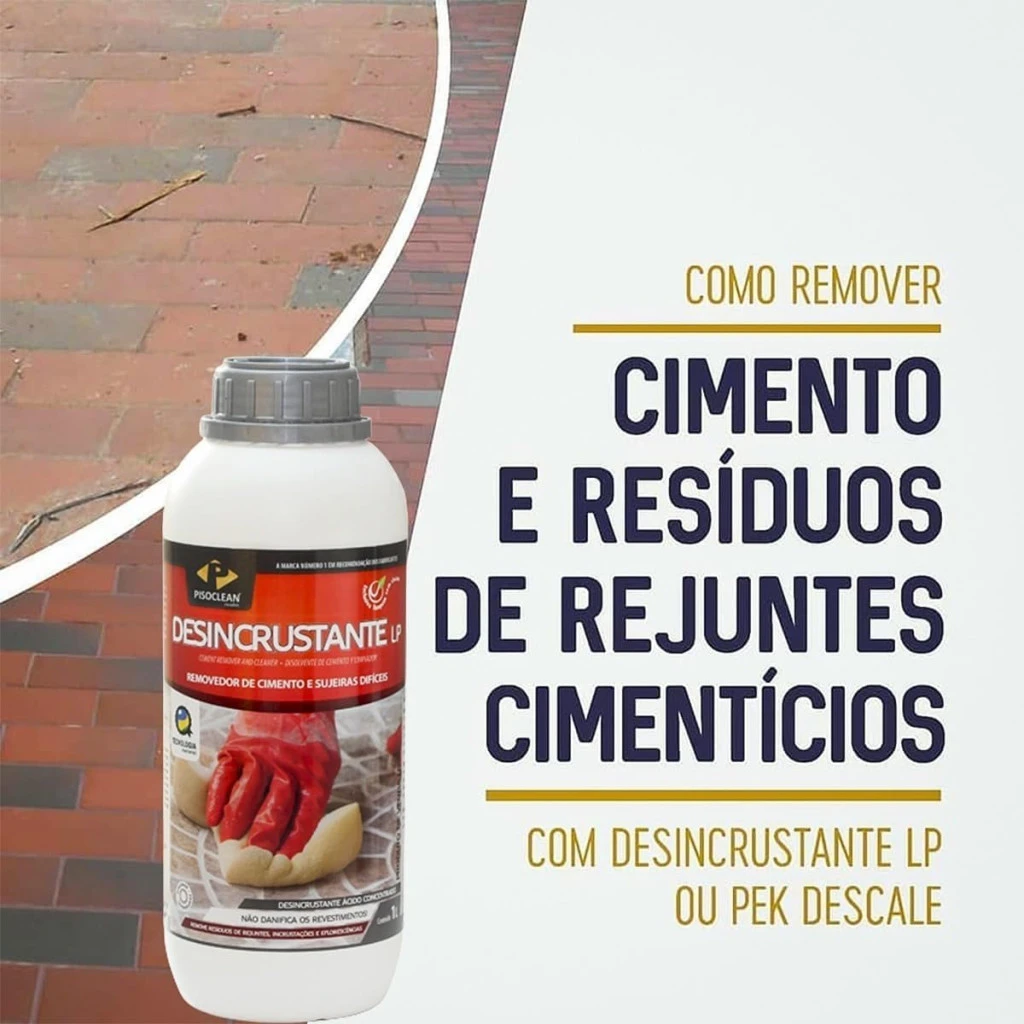 Desincrustante Lp - 1 Litro - Pìsoclean