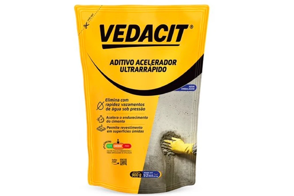 Aditivo Acelerador Ultra Rápido 900g Branco