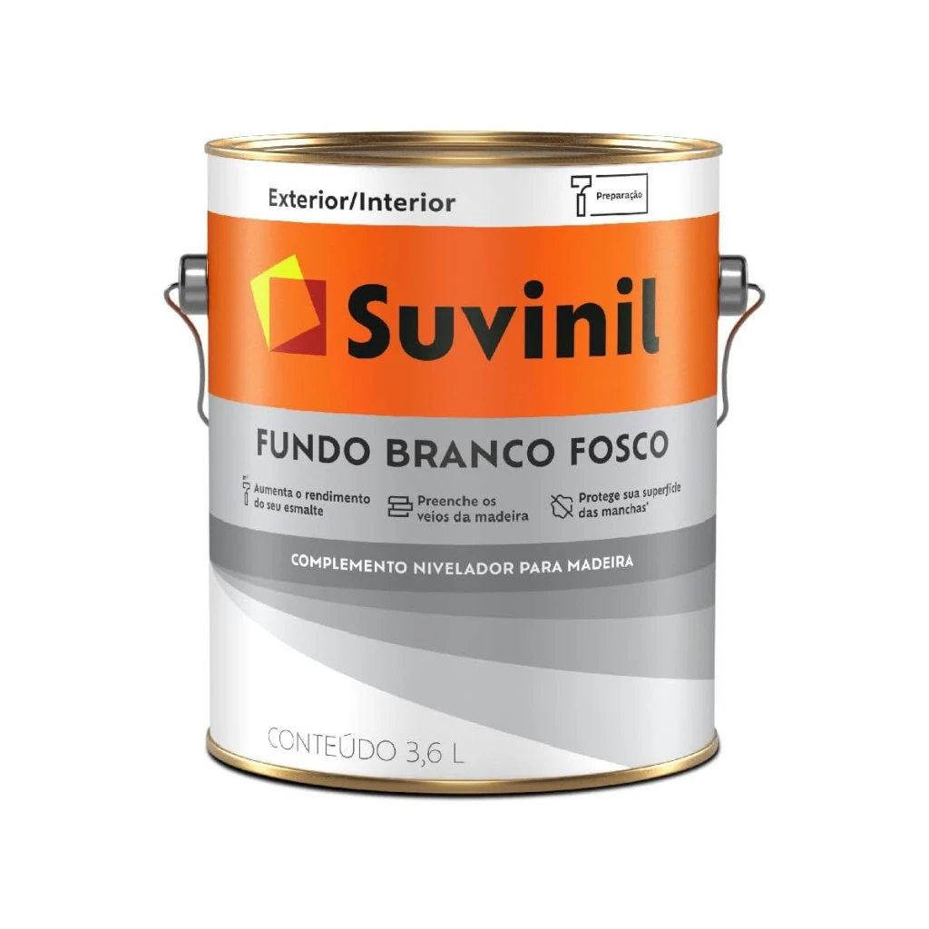 Fundo Fosco Suvinil Seca Rápido 3,6l