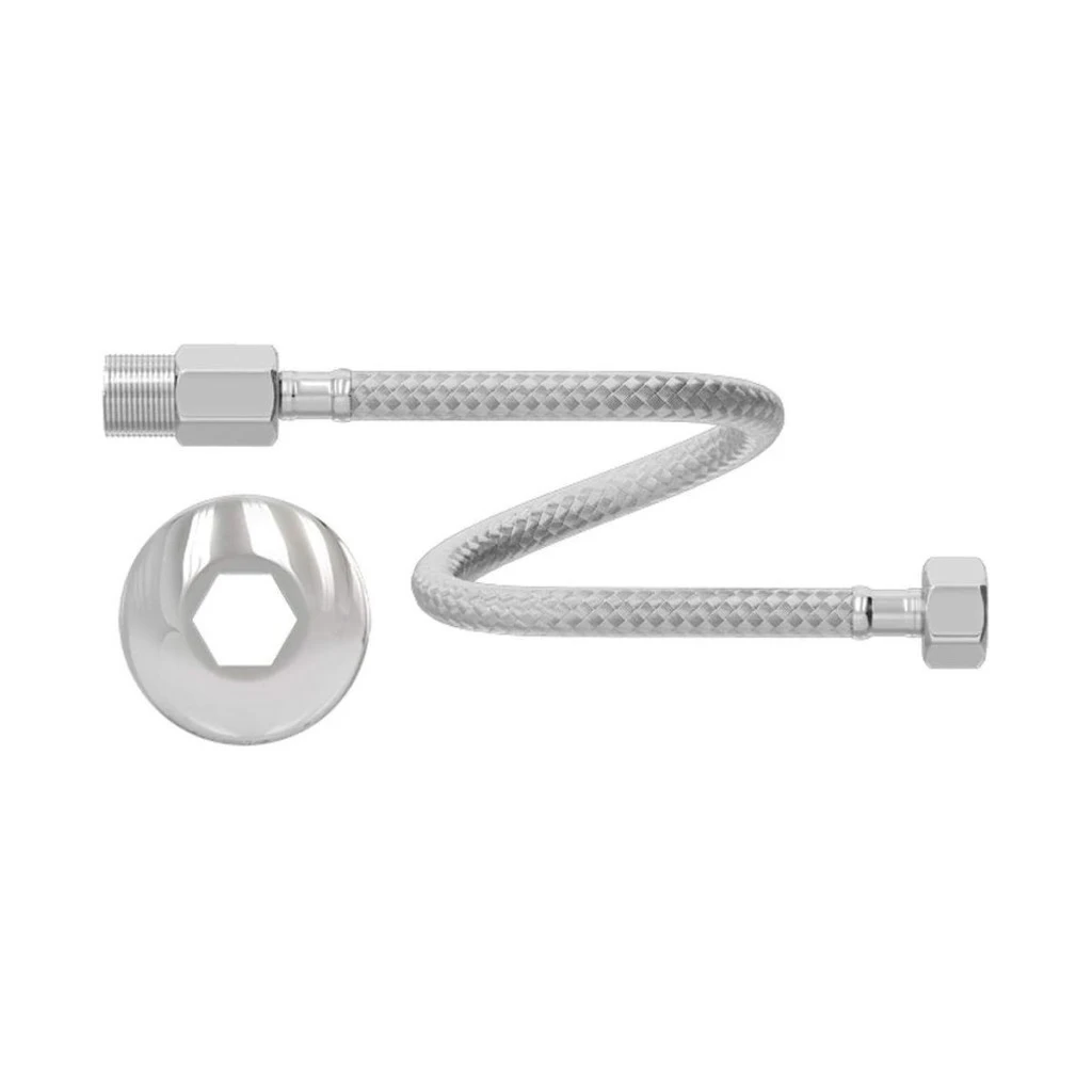 Engate Flexível de Aço Inox 1/2'' X 30 Cm