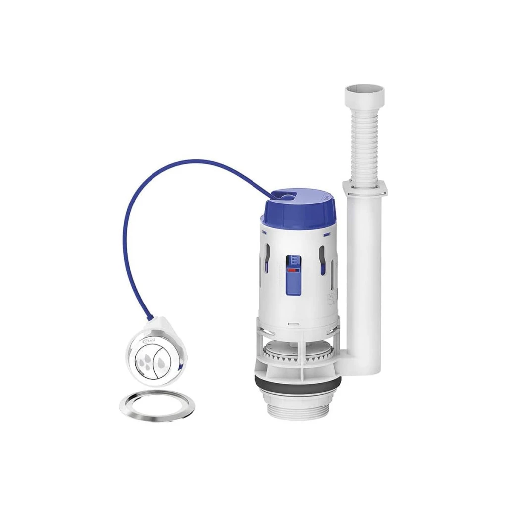 Mecanismo Saída P/caixa Acoplar Universal Dual Flush Censi