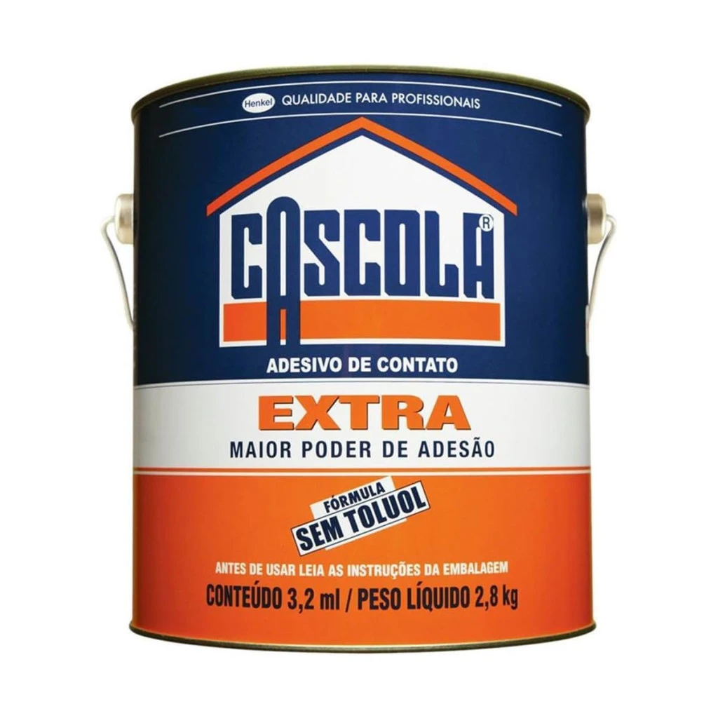 Cola Extra Sem Toluol, Branco, 2.8 Kg, Cascola