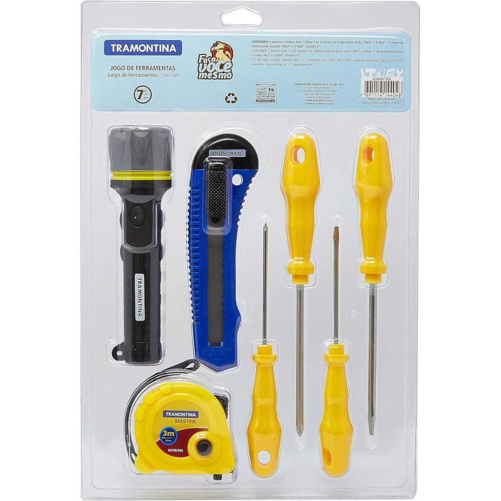 Kit de Ferramentas 7 Peças Tramontina