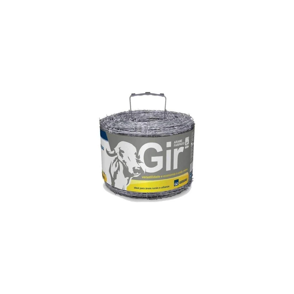 Arame Farpado Gir Rolo com 500m - Gerdau