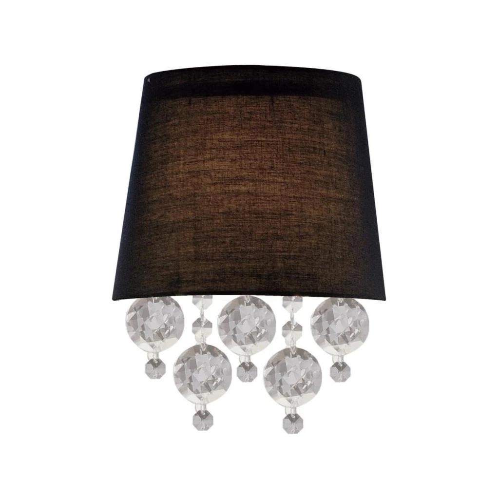 Arandela para 1 Lâmpada São Paulo Bronzearte Preto