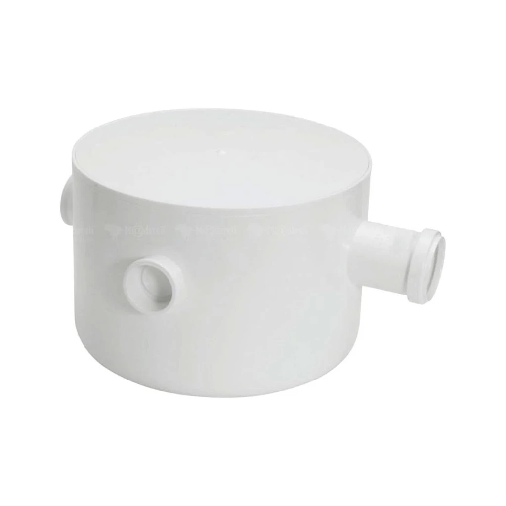 Caixa Sifonada Gordura Tampa Redonda Pvc 3 Entradas Amanco