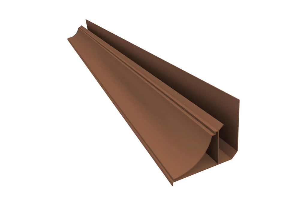Meia Cana Pvc Plasbil Mogno 6 M